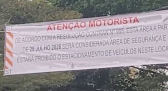 Agora é proibido estacionar na rua do Fórum em São Bernardo